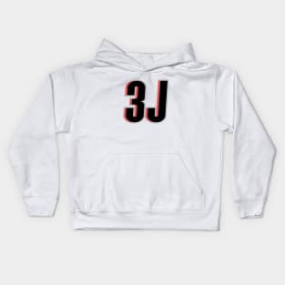 3J - White Kids Hoodie